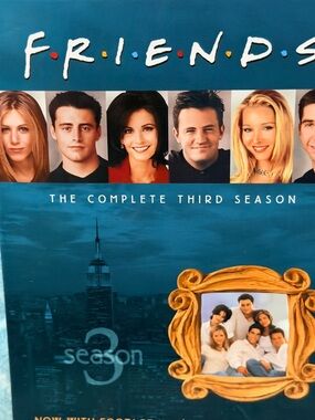 Friends Season 3 Complete DVD Box Set 4 Disc Set TV Series